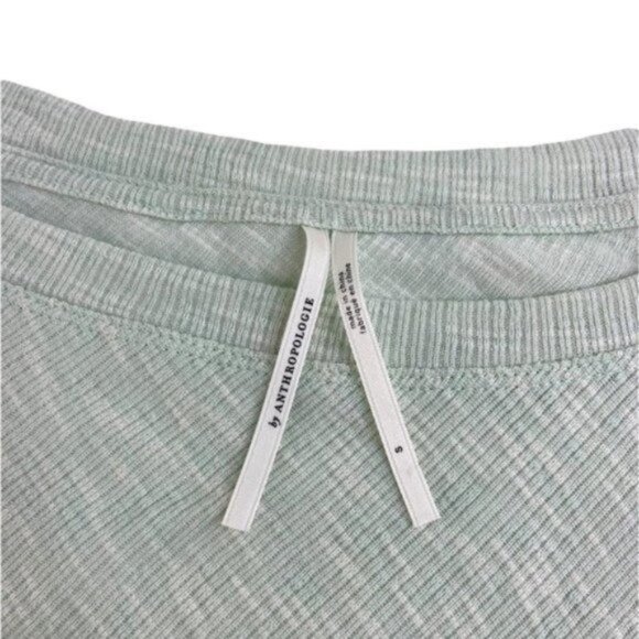 Anthropologie Lime Green Lightweight Long Sleeve Top - Picture 3 of 7